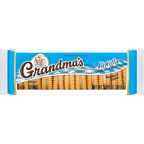 Grandma's, Vanilla Naturally And Artificially Flavored, Sandwich Creme ...
