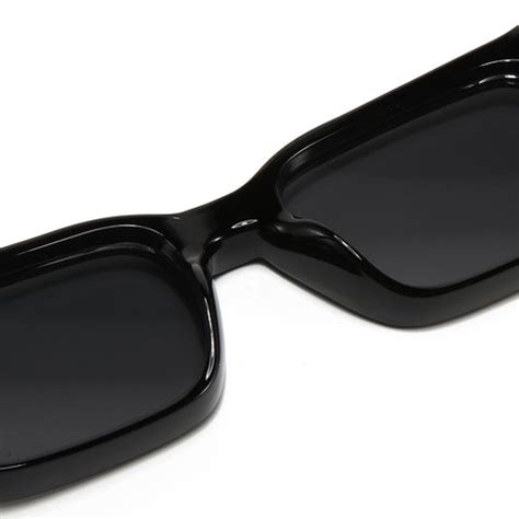 Castels Full Black Rectangle Shades – Shop the Dark Mode