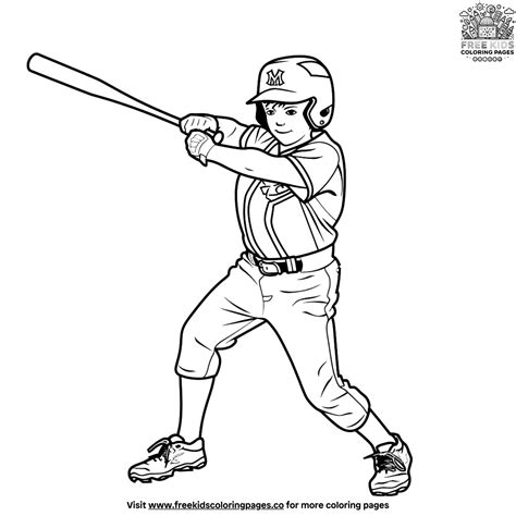 Famous MLB Baseball Player Coloring Page Collection