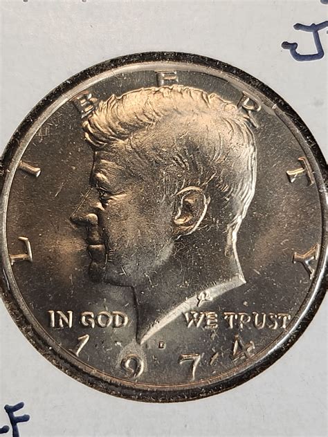 1974 D Kennedy Half Dollar 50 cents Coin Brilliant Uncirculated - For ...