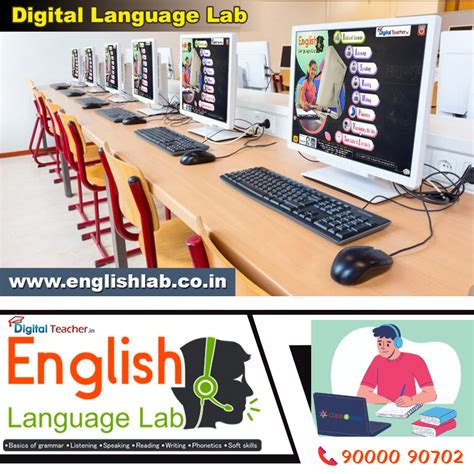Improve your English listening skills quickly with digital teacher English language lab software ...