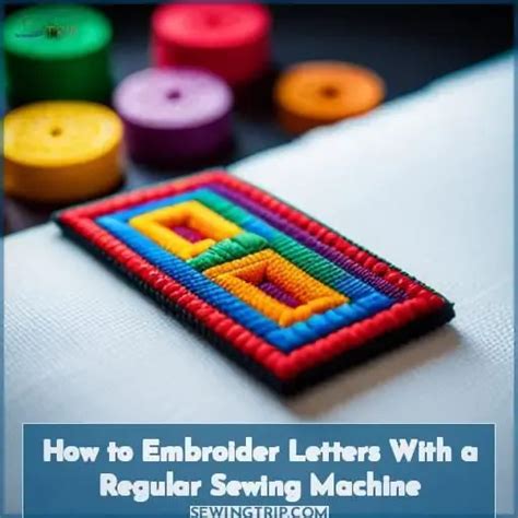 How to Embroider Letters Using a Machine 的图像结果