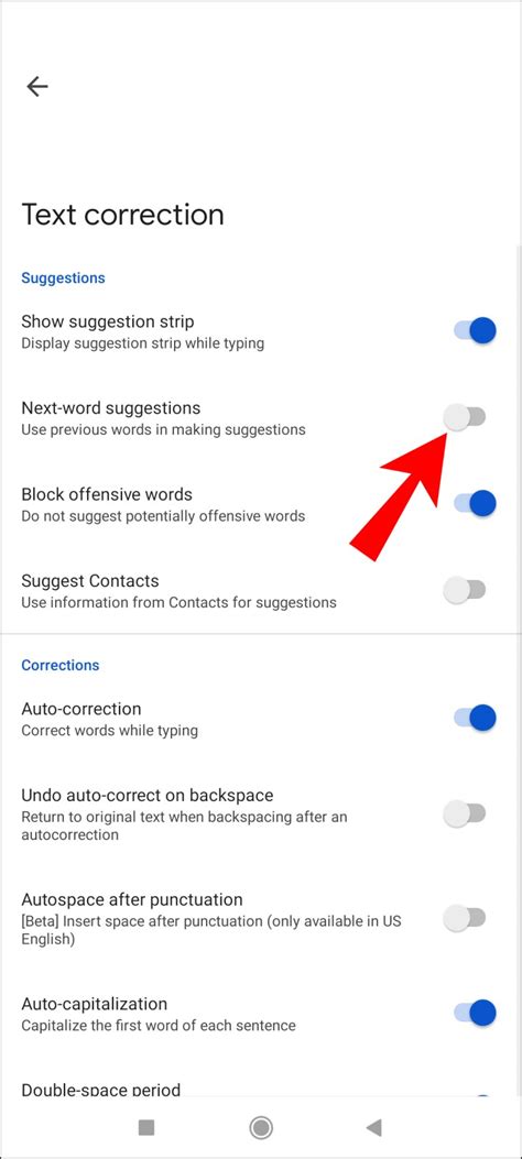 Image result for Android Clear Predictive Text