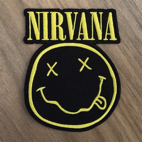 Nirvana - Smiley Face Logo (Cutout) (Embroidered Patch) | Todestrieb