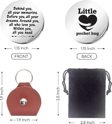Buy Behind You All Your Mermories Pocket Hug Token Gift, Long Distance ...