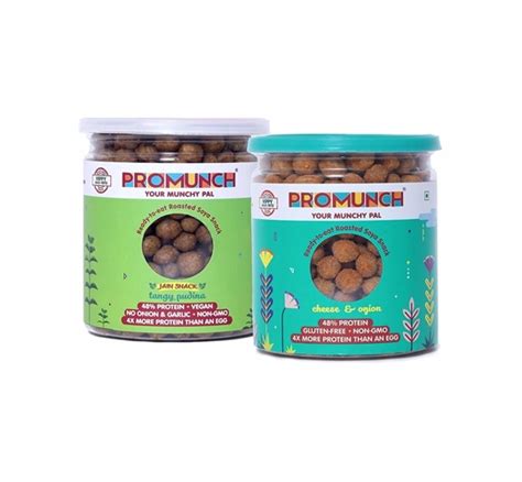 Buy Roasted Soya Snack Pudina And Cheese & Onion Online from Promunch ...