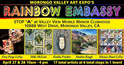 RAINBOW EMBASSY at Morongo Valley 2024 Art Expo, 10888 West Dr, Morongo ...