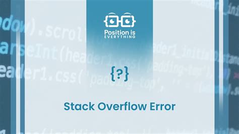 Image result for Stack Overflow Error RDI V9 8