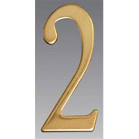 Mailbox Accessories Mailbox Accessories BR3-2 Brass Address Numbers ...