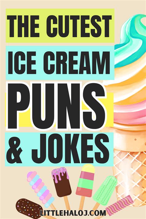 Ice cream puns – Artofit