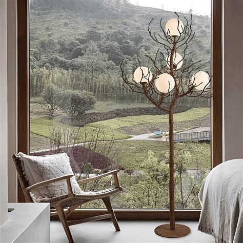 Serene Home 70" Brass Tree Branch Floor Lamp – Serene Luminaire