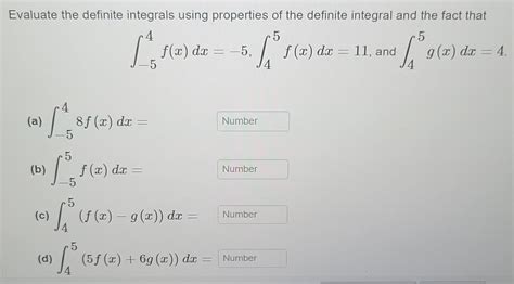 Solved Evaluate the definite integrals using properties of | Chegg.com