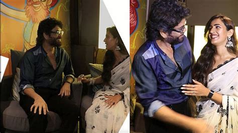 Niharika Meets Nagarjuna at IFFI, Goa