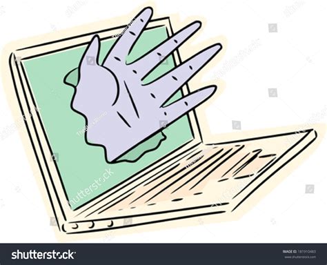 Hand Next to Broken Computer 的图像结果
