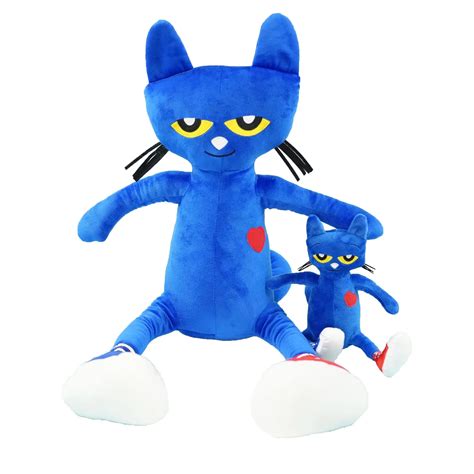 35cm Famous American Story Book Pete The Cat Plush Toy Blue Cat Soft ...