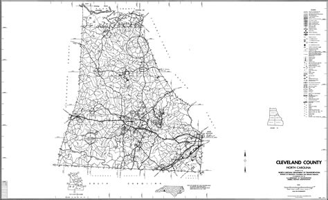 Cleveland County Nc Map