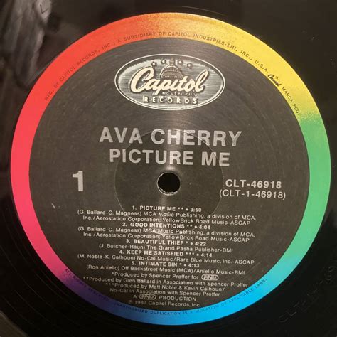 Yahoo!オークション - AVA CHERRY / PICTURE ME 美盤
