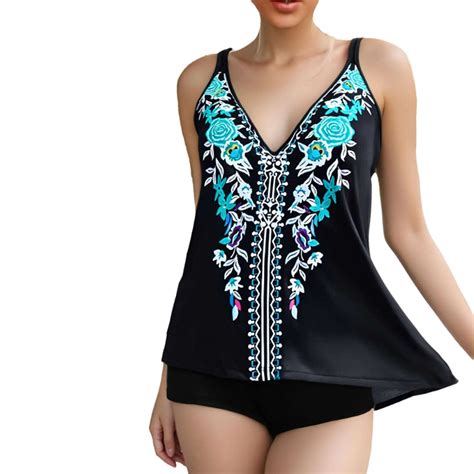 Swimsuit Clearance for Women Full Coverage Swimsuit for Women Floral ...