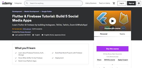 Image result for Flutter Course Free