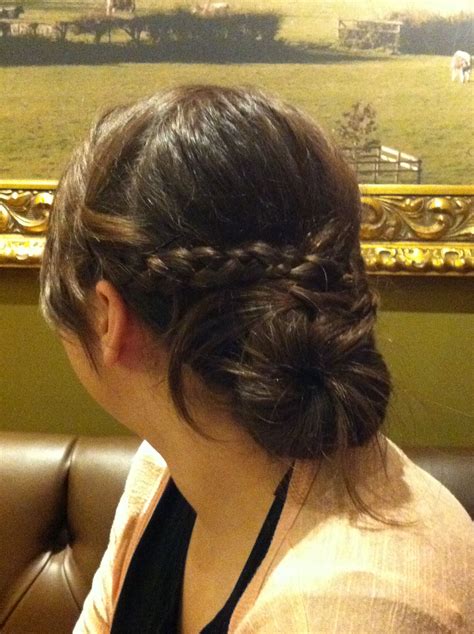 Easy everyday hair plaits into a bun | Hair styles, Bun hairstyles ...