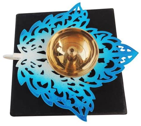 Metal Leaf Shaped Diya – ArtyCraftz - Online Shopping Site for Home ...