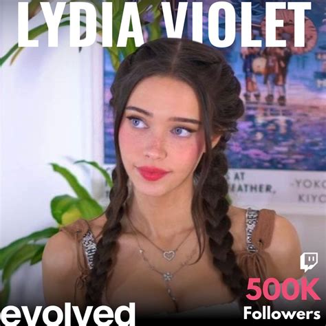 Exciting news! 📰 Lydia Violet surpassed 500,000 followers on Twitch!… | Evolved
