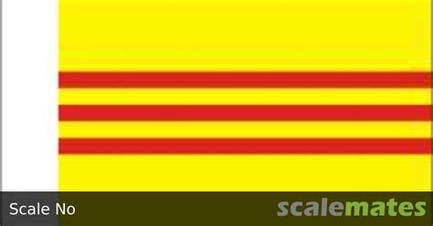 Cotton Flag - South Vietnam National Flag, BECC Model Accessories VTN01 ...