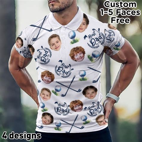 Custom Polo Shirt Personalized Short Sleeve Golf Shirt With Logo Photo ...