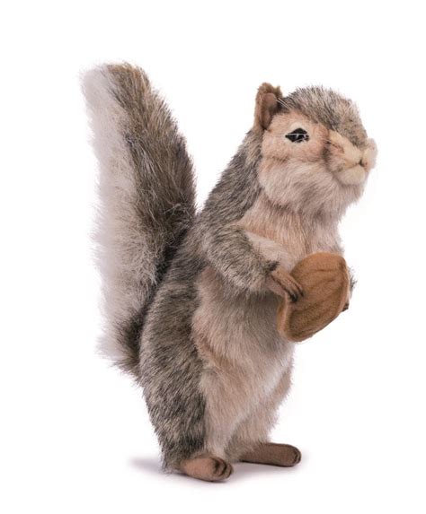 Buy Hansa 8" Gray Squirrel Plush Toy, Multiple Parts, Ages Kid, Indoor ...
