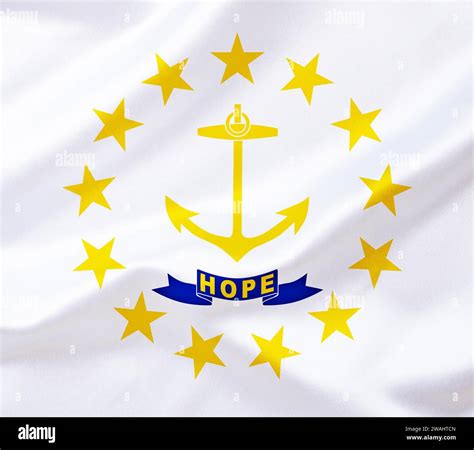 Rhode island national flag hi-res stock photography and images - Alamy