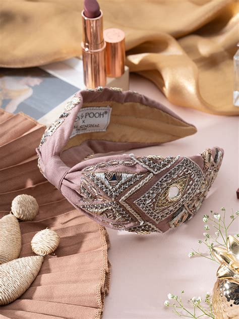 Keisha Embroidered Headband (Joey & Pooh X Payal Singhal)