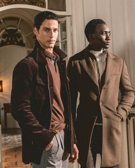 Brown Corduroy Jacket with Polo Shirt | Hockerty