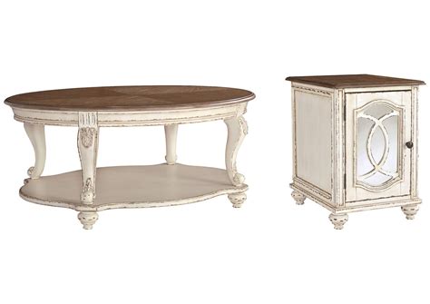 Realyn Coffee Table with 1 End Table