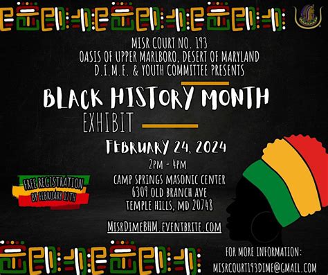 Misr D.I.M.E and Youth Black History Month Exhibit- "Meet the Inventor ...