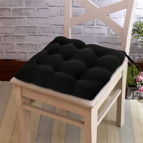 Buy Kuber Industries Microfiber Square Chair Pad Seat Cushion for Car ...