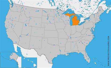 Michigan (Estados Unidos): Mapa E Información