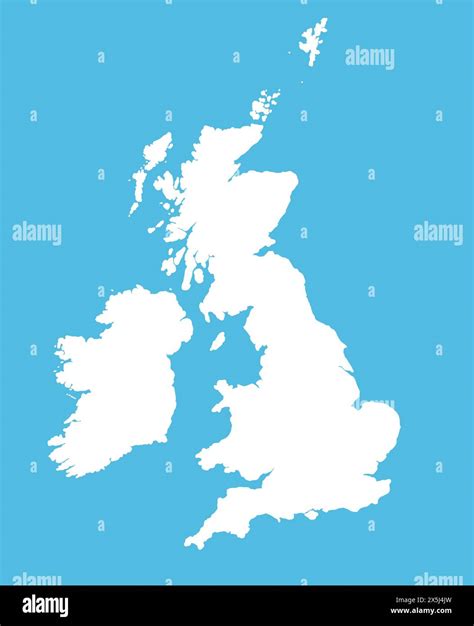 Map of uk and northern europe map hi-res stock photography and images - Alamy