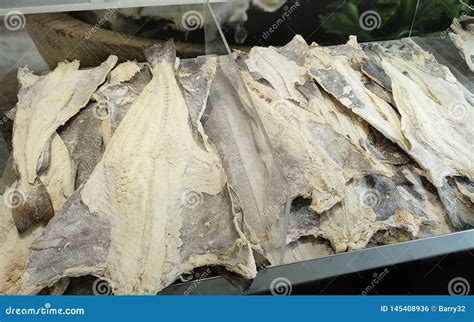 Portuguese Dried and Salted Cod Fish / Bacalhau Stock Photo - Image of ...