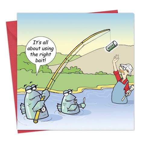 Buy TwizlerFunny Card for Him Fishing and - Blank Humour Card - Happy ...