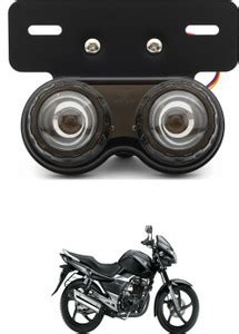 MOTOROYS Universal Motorcycle Tail Light Integrated Running Lamp Brake ...