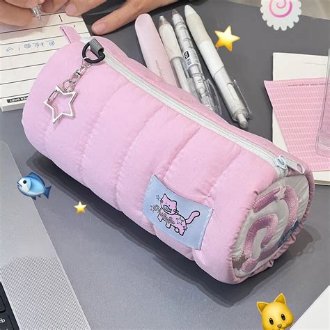 Cute-Pink-Pencil-Case-Kawaii-Soft-Pen-Storage-Bag-Cosmetic-Pouch ...