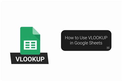 Image result for Google Sheets VLOOKUP Function