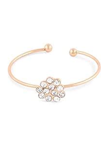 Buy ZAVERI PEARLS Gold Tone Dazzling Austrian Diamonds Contemporary ...