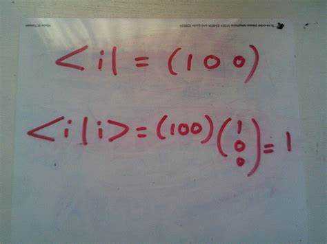 wigton physics: Identity matrix in Dirac notation