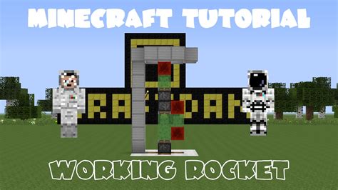 Minecraft Redstone Rocket Tutorial 的图像结果