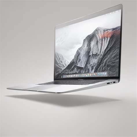 apps coming out of macbook screen white background