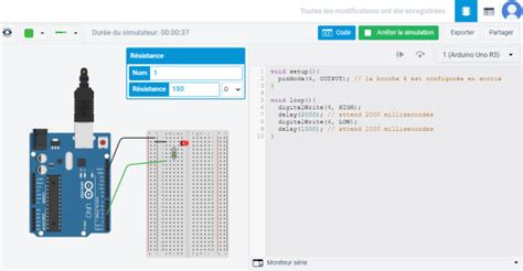 Image result for Comment Activer Programme En Tinkercad Arduino