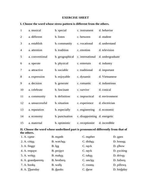 Type of Exercise Worksheet 的图像结果