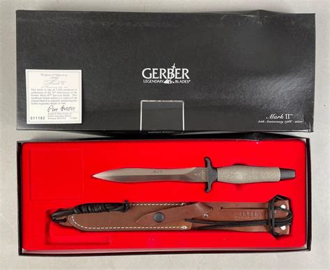 At Auction: Limited Edition Gerber Mark II Survival Knife with Sheath