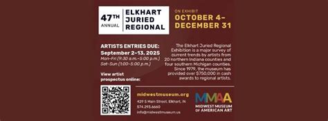 Call For Entries! 47th Elkhart Juried Regional, 429 S Main St, Elkhart ...